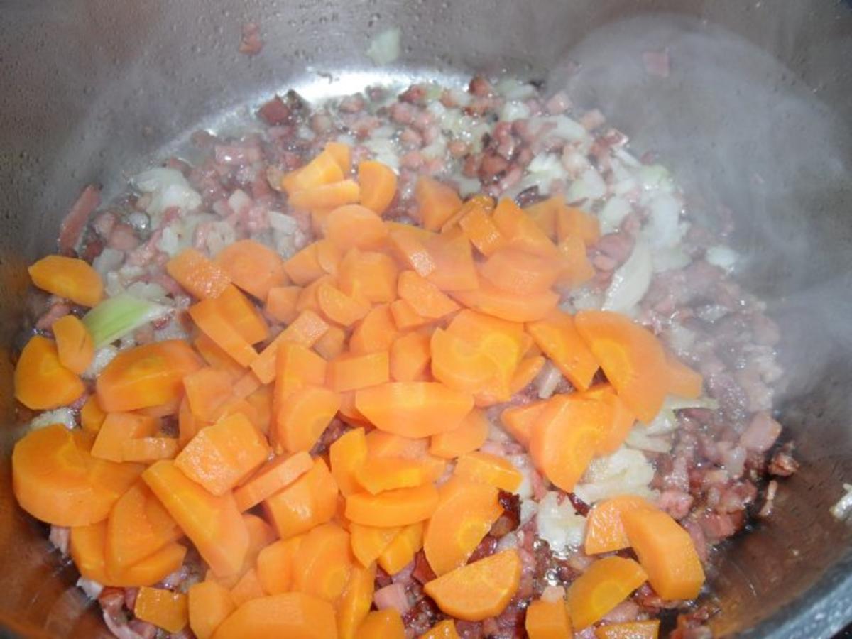 Nudeln mit cremiger Karotten-Speck-Sauce - Rezept - Bild Nr. 6