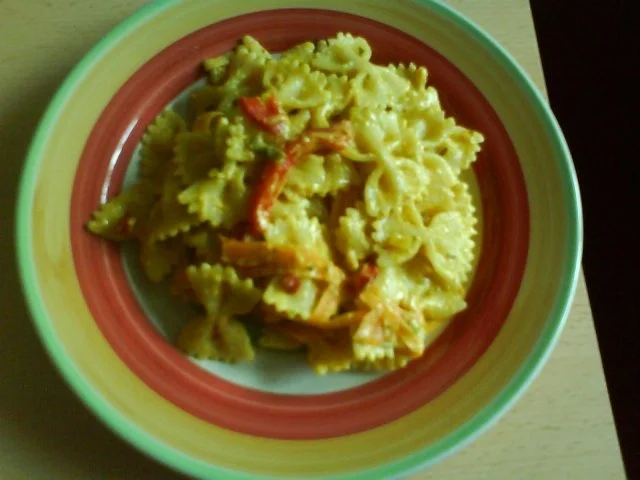 Farfalle colorate - Rezept