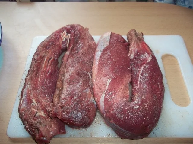 Rezept: Hauptgericht / Wildrezept: Rehrücken mit Senfkruste Bild Nr. 2 Hauptgericht / Wildrezept: Rehrücken mit Senfkruste - Rezept - Bild Nr. 2