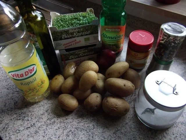 Kartoffelsalat 1. mit Kresse Dieter´s Art - Rezept - Bild Nr. 2