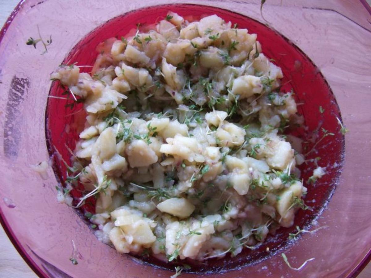 Kartoffelsalat 1. mit Kresse Dieter´s Art - Rezept - Bild Nr. 6