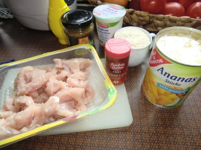 Puten-Curry-Geschnetzeltes asiatisch an Basmatireis - Rezept - Bild Nr. 2