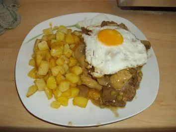 Krüstchen mit Röstkartoffeln - Rezept