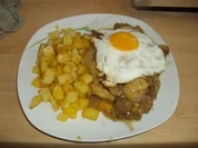 Krüstchen mit Röstkartoffeln - Rezept