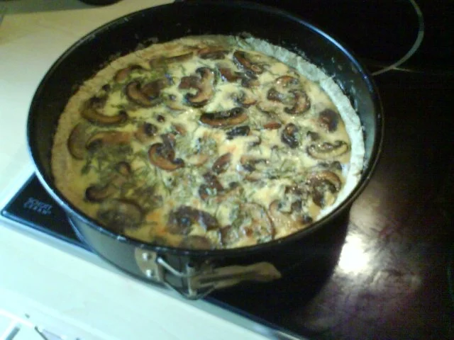 Champignon-Dinkel-Quiche - Rezept - Bild Nr. 2