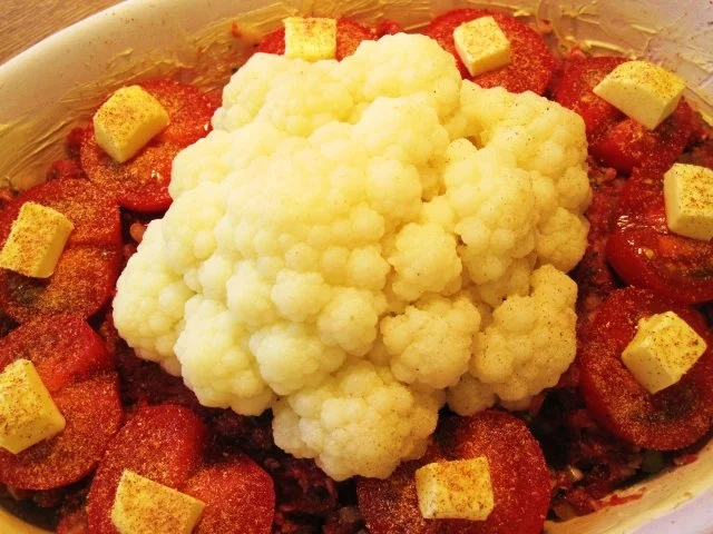 Rezept: Blumenkohl-Gratin mit Hackfleisch ... Bild Nr. 5 Blumenkohl-Gratin mit Hackfleisch ... - Rezept - Bild Nr. 5