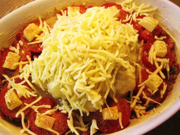 Blumenkohl Gratin mit Hackfleisch - einfach - von mimi