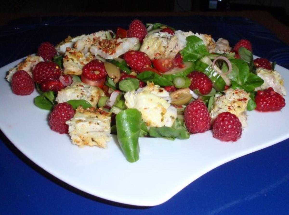 Seelachsfilet auf buntem Rapunzelsalat - Rezept - Bild Nr. 9