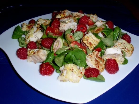 Seelachsfilet auf buntem Rapunzelsalat - Rezept - Bild Nr. 10