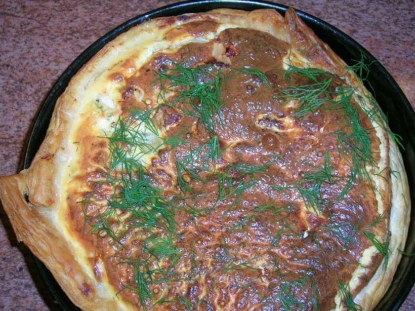 Lachs Spargel Quiche mit frischem Dill - einfach - von rowiwo