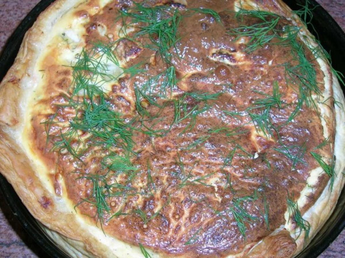 Lachs Spargel Quiche mit frischem Dill - einfach - von rowiwo