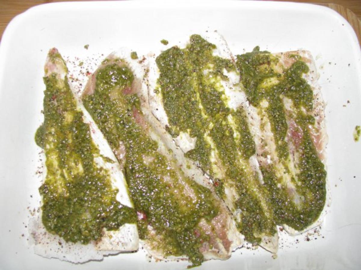 Fisch: Rotbarsch mit Mozzarella überbacken - Rezept - Bild Nr. 3