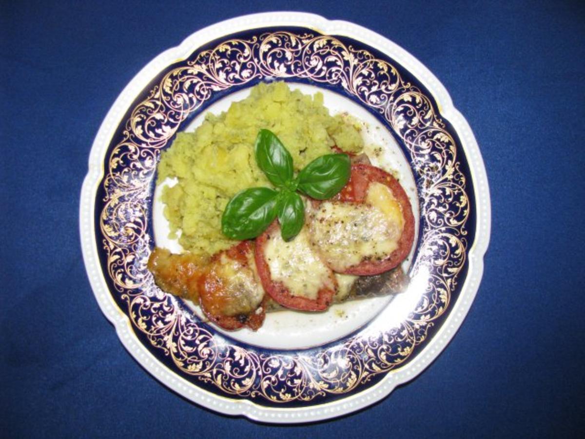 Fisch: Rotbarsch mit Mozzarella überbacken - Rezept - Bild Nr. 6
