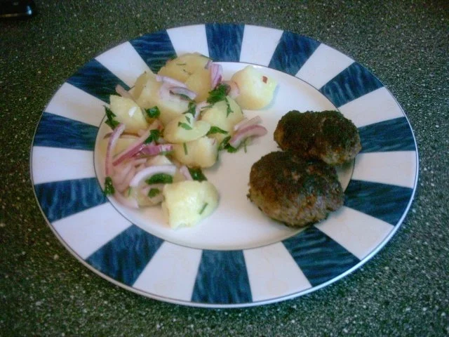 Einfacher Kartoffelsalat - ohne Schnick schnack - Rezept