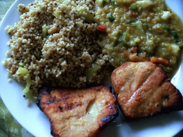 ROTES LINSENGEMÜSE  AN  COUSCOUS - Rezept