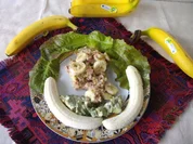 Haupspeise: Schinkenreis mit Bananen - Rezept