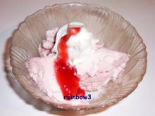Dessert: Erdbeer-Blitzeis - Rezept