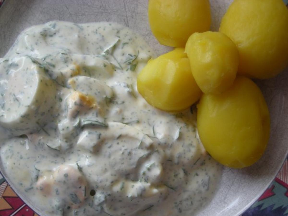 Pellemänner mit Kräuterdipp - schnell &amp; einfach - von kochqueen16