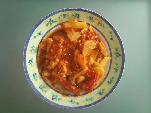 Schnelle Kartoffelpfanne mit Hähnchenstreifen - Rezept