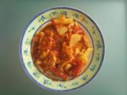 Schnelle Kartoffelpfanne mit Hähnchenstreifen - Rezept