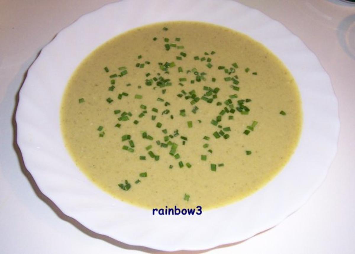 Bilder für Kochen: Grüne Käsesuppe - Rezept