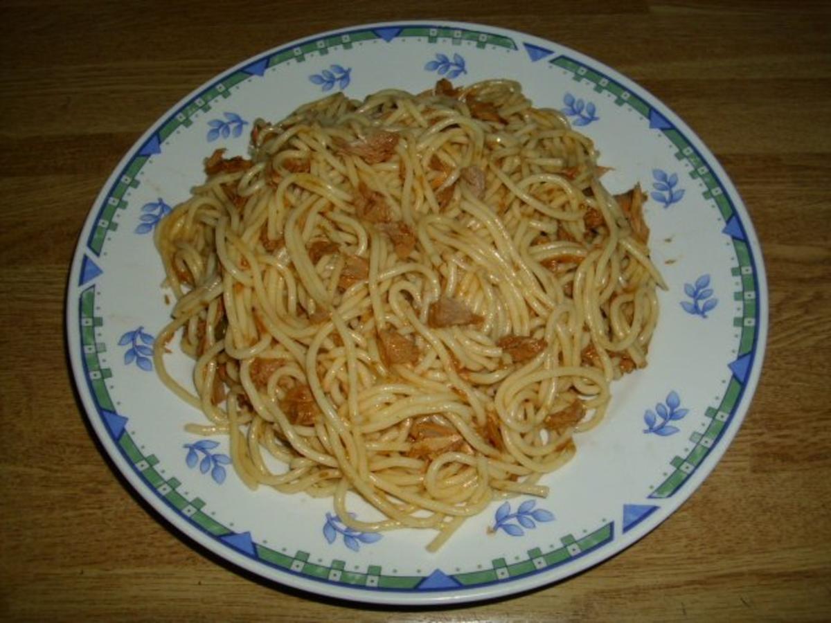 Schnelle Thunfisch Spaghetti - Rezept - Bild Nr. 2