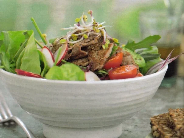 Salat mit Filetspitzen - Rezept
