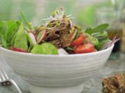 Salat mit Filetspitzen - Rezept