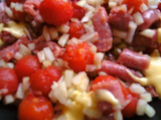 Tomaten-Zwiebel Pfanne - Rezept - Bild Nr. 2