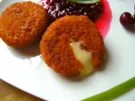 Rezept: Panierter Camembert.. mit Johannesbeeren.. Panierter Camembert.. mit Johannesbeeren.. - Rezept