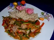 Sommergemüse mit Thunfisch und Makkaroni - Rezept