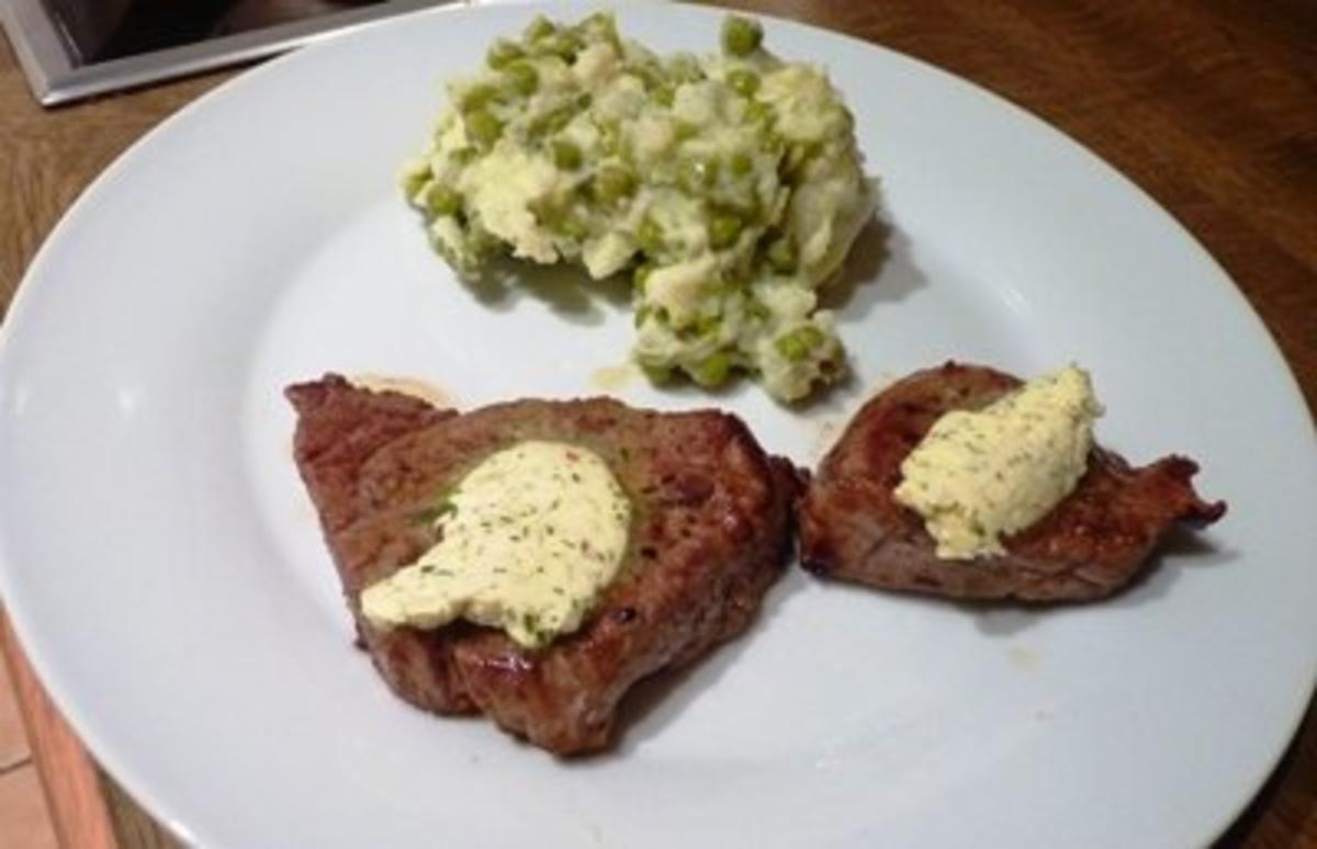 Steak, sanft gegart mit Zitronen-Kräuterbutter - Rezept - Bild Nr. 8