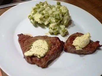 Steak, sanft gegart mit Zitronen-Kräuterbutter - Rezept - Bild Nr. 8