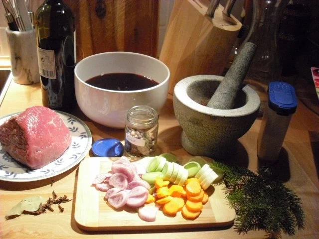 Rezept: Rinderbraten - gebeizt Bild Nr. 2 Rinderbraten - gebeizt - Rezept - Bild Nr. 2