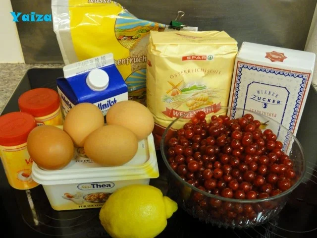 Rezept: Ribisel Blechkuchen Bild Nr. 2 Ribisel Blechkuchen - Rezept - Bild Nr. 2