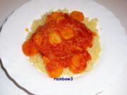 Kochen: Möhren in Tomatensauce auf Couscous - Rezept