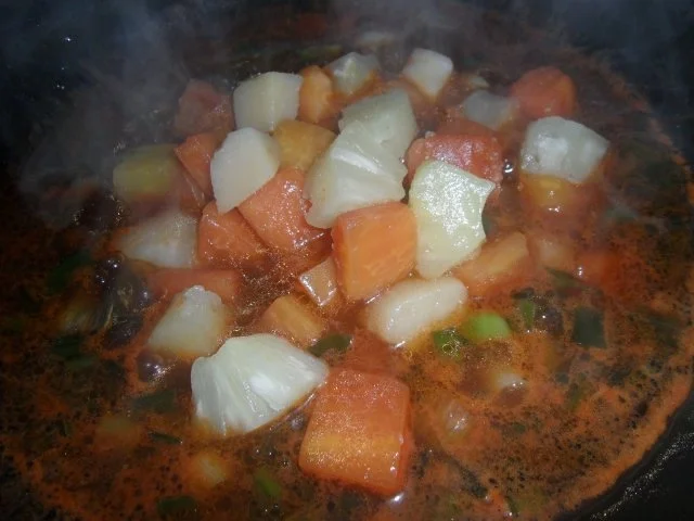 Rezept: Gnocchi süß-sauer; mit Früchten Bild Nr. 9 Gnocchi süß-sauer; mit Früchten - Rezept - Bild Nr. 9