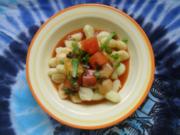 Gnocchi süß-sauer; mit Früchten - Rezept