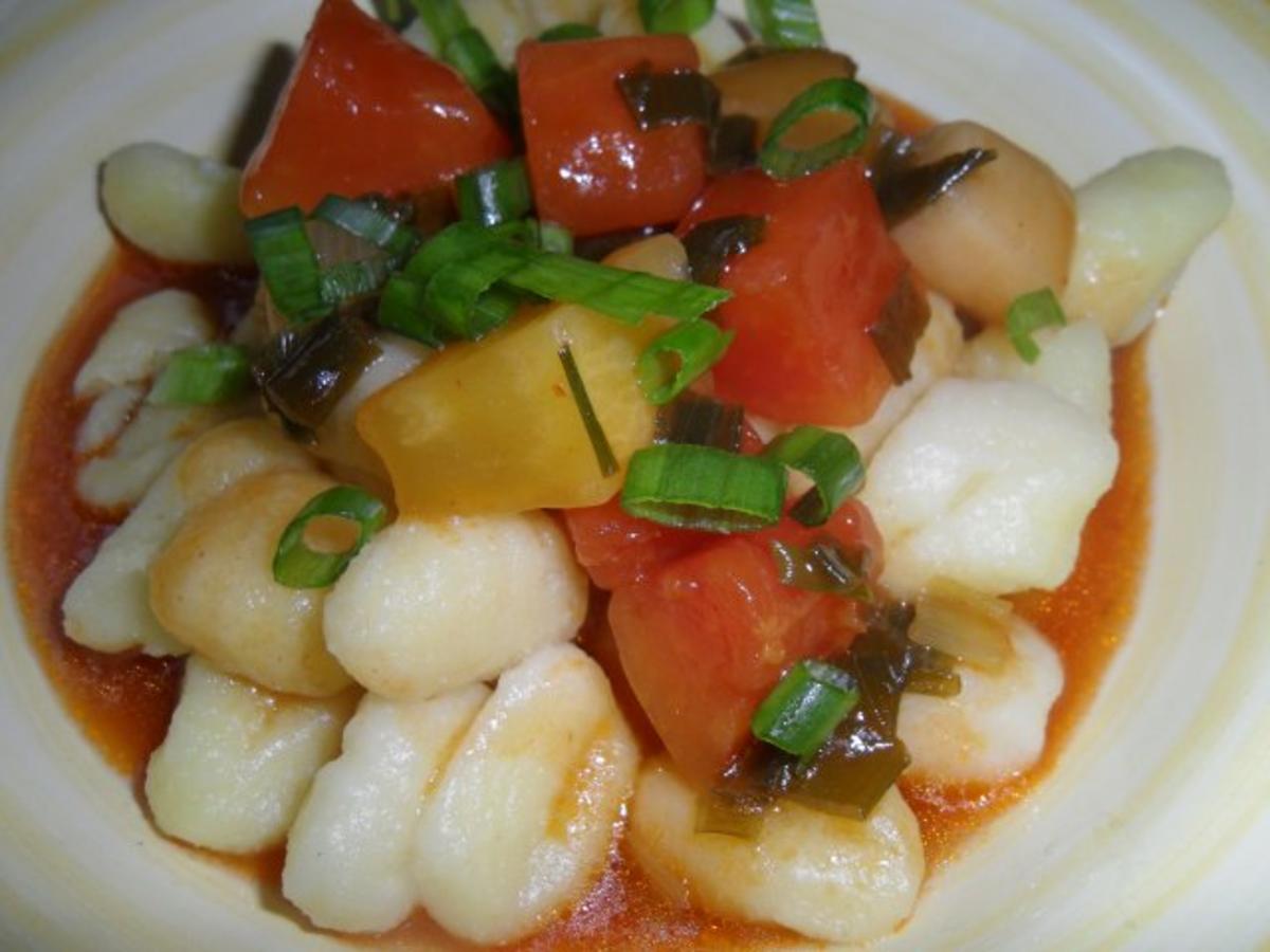 Gnocchi süß-sauer; mit Früchten - Rezept - Bild Nr. 11