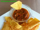 Dip:   TOMATENSALSA zu Tortillachips - Rezept