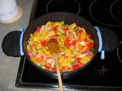 Rezept: Kartoffel/Paprika Pfanne Kartoffel/Paprika Pfanne - Rezept