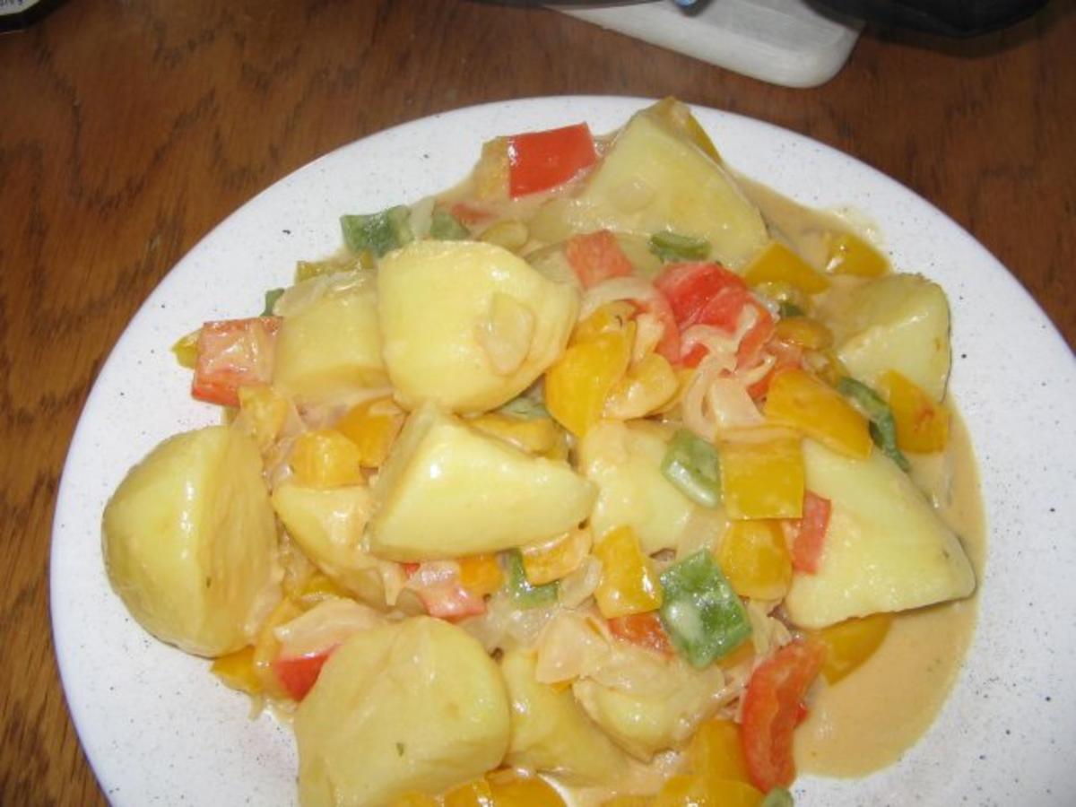 Kartoffel/Paprika Pfanne - Rezept - Bild Nr. 3