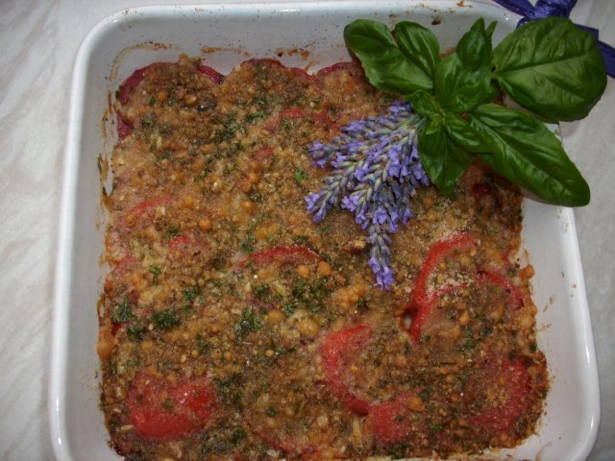 Tomaten -  Knoblauch - Gratin - Rezept