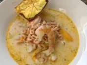 Sylter Fischsuppe mit Safranbaguette - Rezept