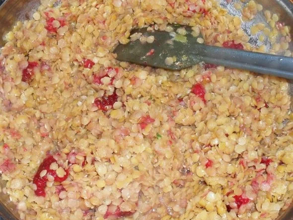 Rezept: Fischfilet auf Himbeerlinsen Bild Nr. 4 Fischfilet auf Himbeerlinsen - Rezept - Bild Nr. 4