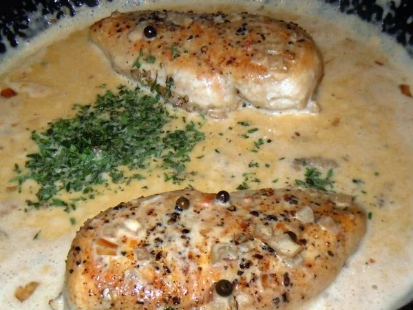 Hähnchenbrust in Whisky-Pfeffer-Rahm mit Gnocchi - Rezept - Bild Nr. 7