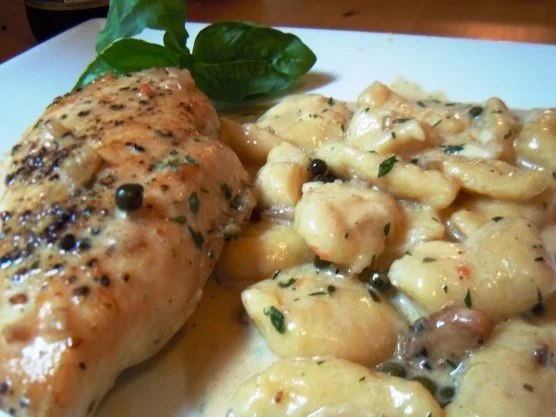 Hähnchenbrust in Whisky-Pfeffer-Rahm mit Gnocchi - Rezept