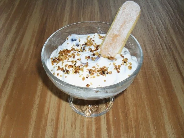 Vanillecreme mit Trauben - Rezept