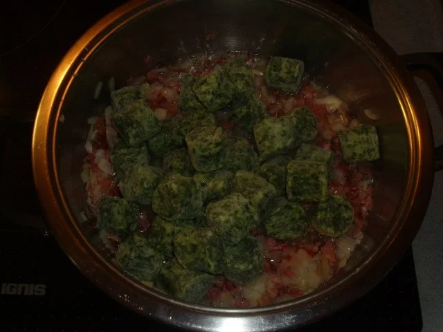 Spinat ,Kartoffeln und Spiegelei - Rezept - Bild Nr. 4