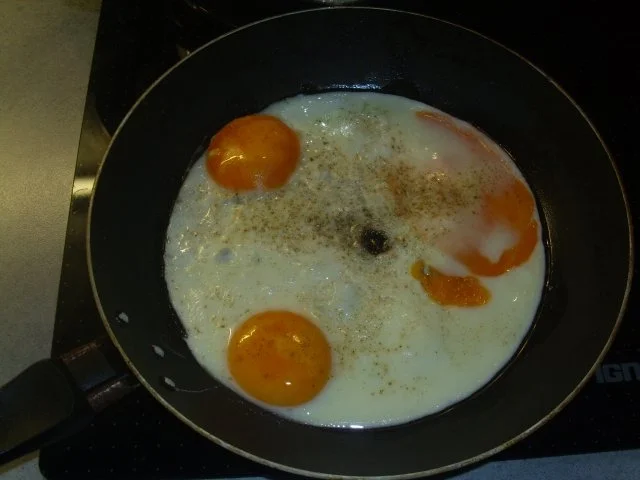 Spinat ,Kartoffeln und Spiegelei - Rezept - Bild Nr. 6